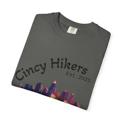 Cincy Hikers T-Shirt - Kicking Rocks Est. 2025 | Unisex Garment-Dyed Tee for Outdoor Enthusiasts