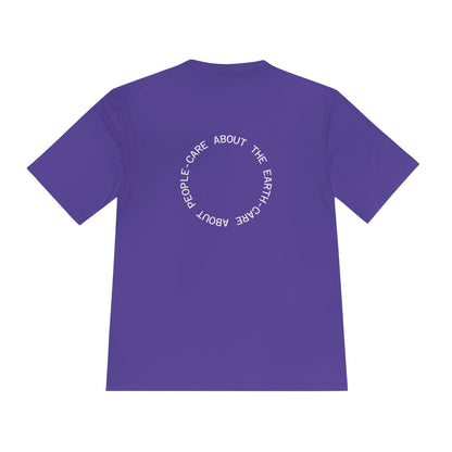 Health is Wealth: Unisex Moisture Wicking Tee for Hikers, Fitness Lovers, Outdoor Adventures, Travel, Gym Wear