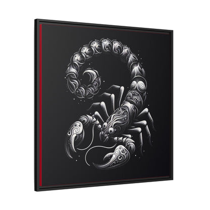 Scorpion Art Canvas Print | Multi-Color Framed Wall Decor