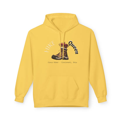 Queen Inspiration Fleece Hoodie, Cozy Unisex Sweatshirt for Empowerment, Mother’s Day Gift, Birthday Gift, Casual Wear