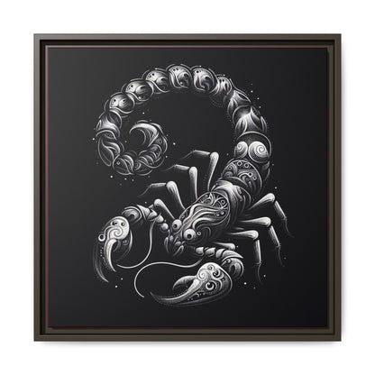 Scorpion Art Canvas Print | Multi-Color Framed Wall Decor