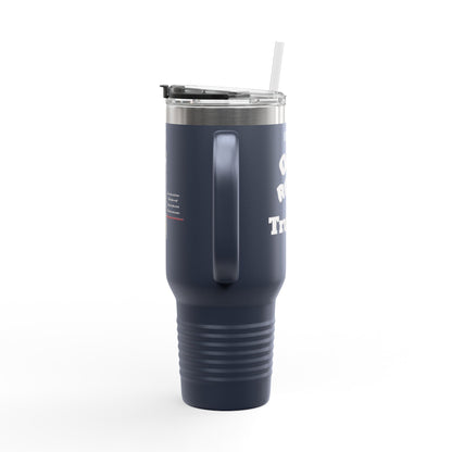 I Love Truckin Off Road Insulated Travel Mug - 40oz Mug for Adventure Lovers, Road Trip Coffee Cup, Outdoor Camping Drinkware, Perfect Gift for Him