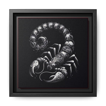 Scorpion Art Canvas Print | Multi-Color Framed Wall Decor