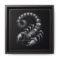 Scorpion Art Canvas Print | Multi-Color Framed Wall Decor