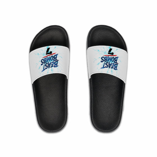 Beast Bomb Beach Vibes Slide Sandals | Summer Footwear, Pool Slides, Casual Sandals, Vacation Essentials, Gift for Him