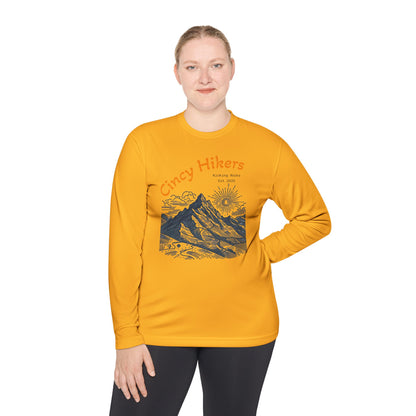 Cincy Hikers Unisex Lightweight Long Sleeve Tee | Perfect for Hiking, Outdoor Adventures, Camping, Gifts for Nature Lovers, Travel Wear