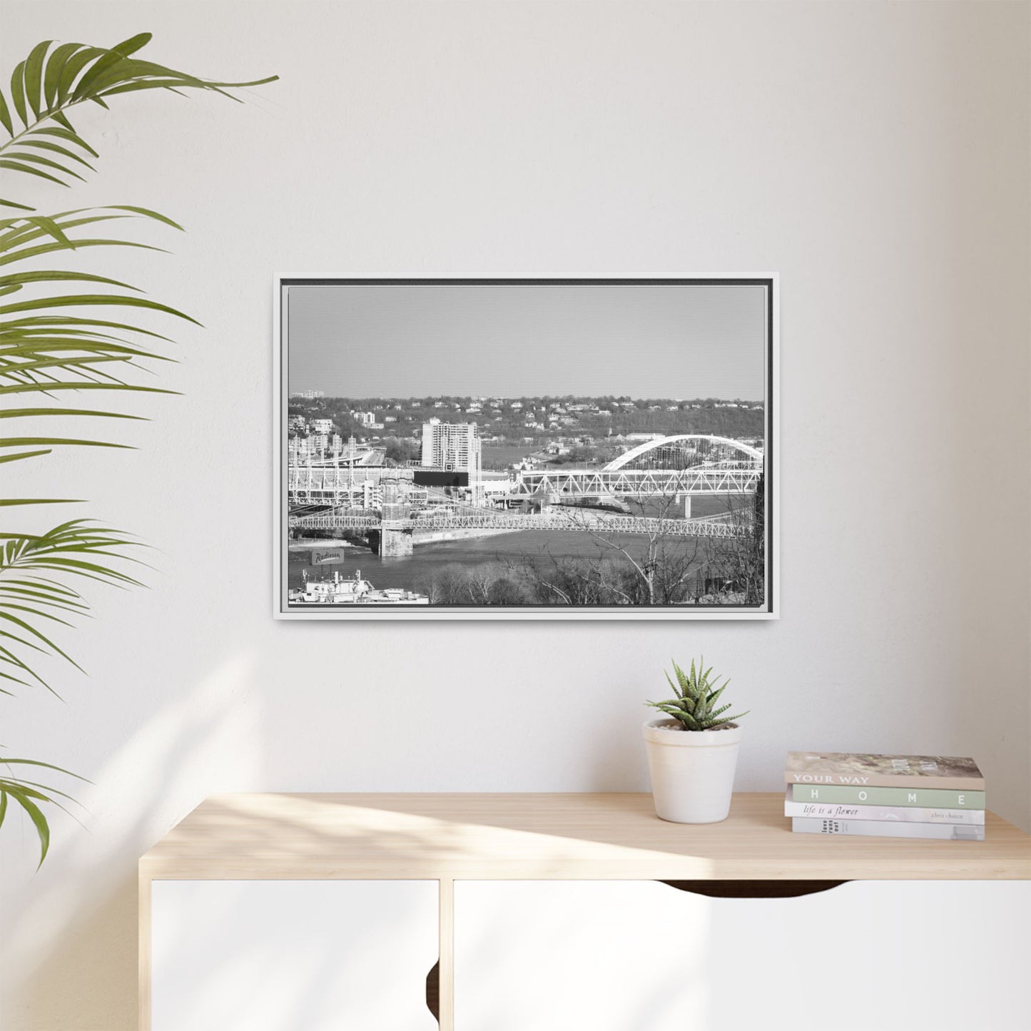 Bridges of the Natti— Black & White Cityscape Wall Art
