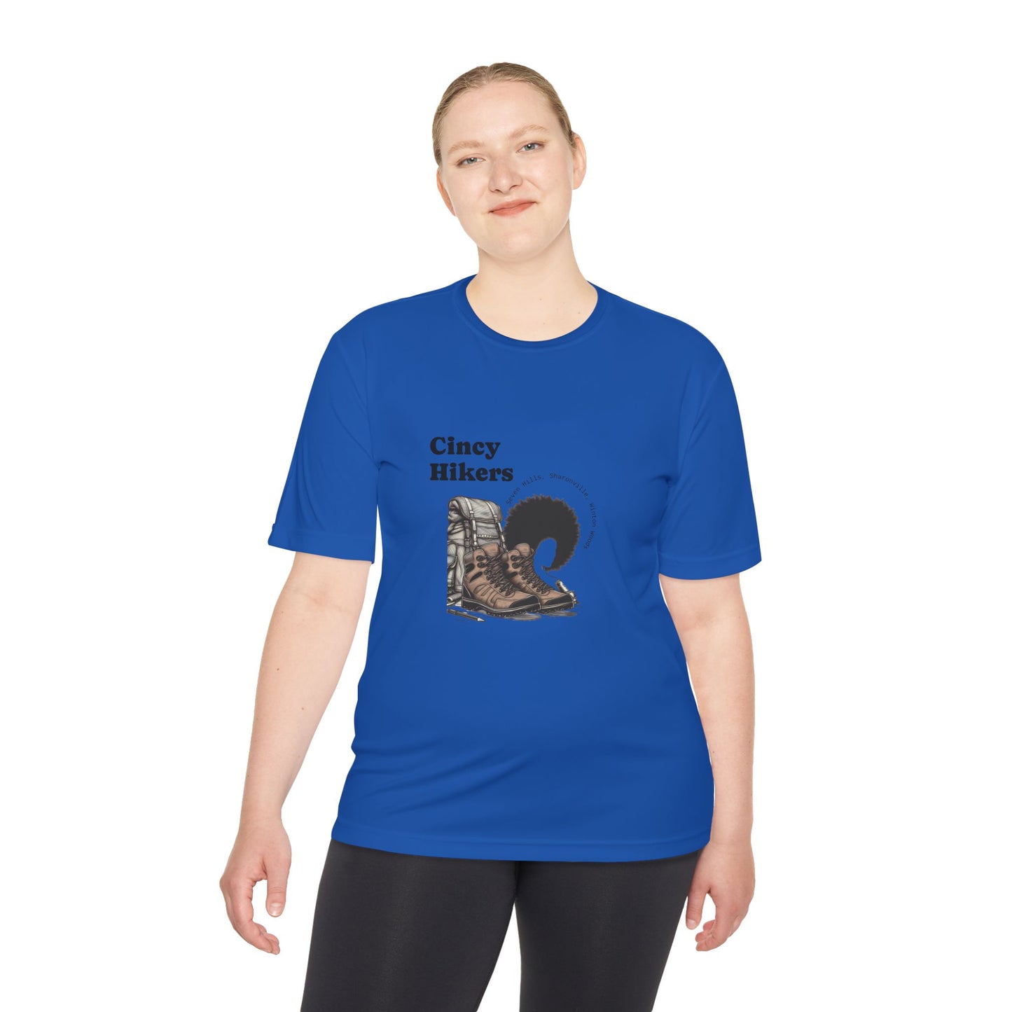 Cincy Hikers Moisture Wicking Lady Tee | Perfect for Outdoor Adventures, Hiking Gear, Gift for Hikers, Athletic Top, Casual Wear
