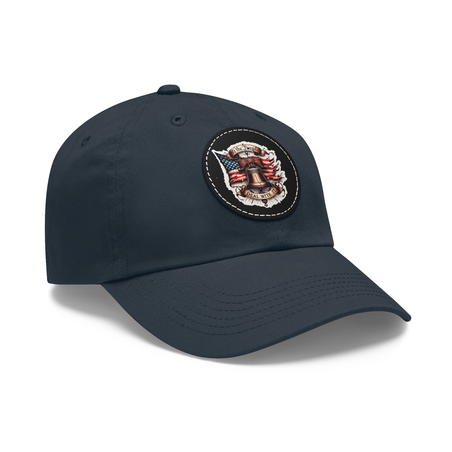 We The People Deal With It Hat with Leather Patch (Round)