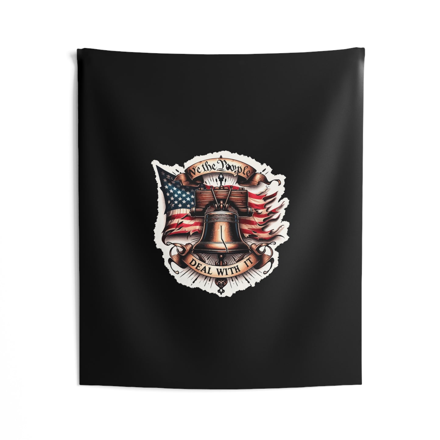 We The People - Deal With It Indoor Wall Tapestries