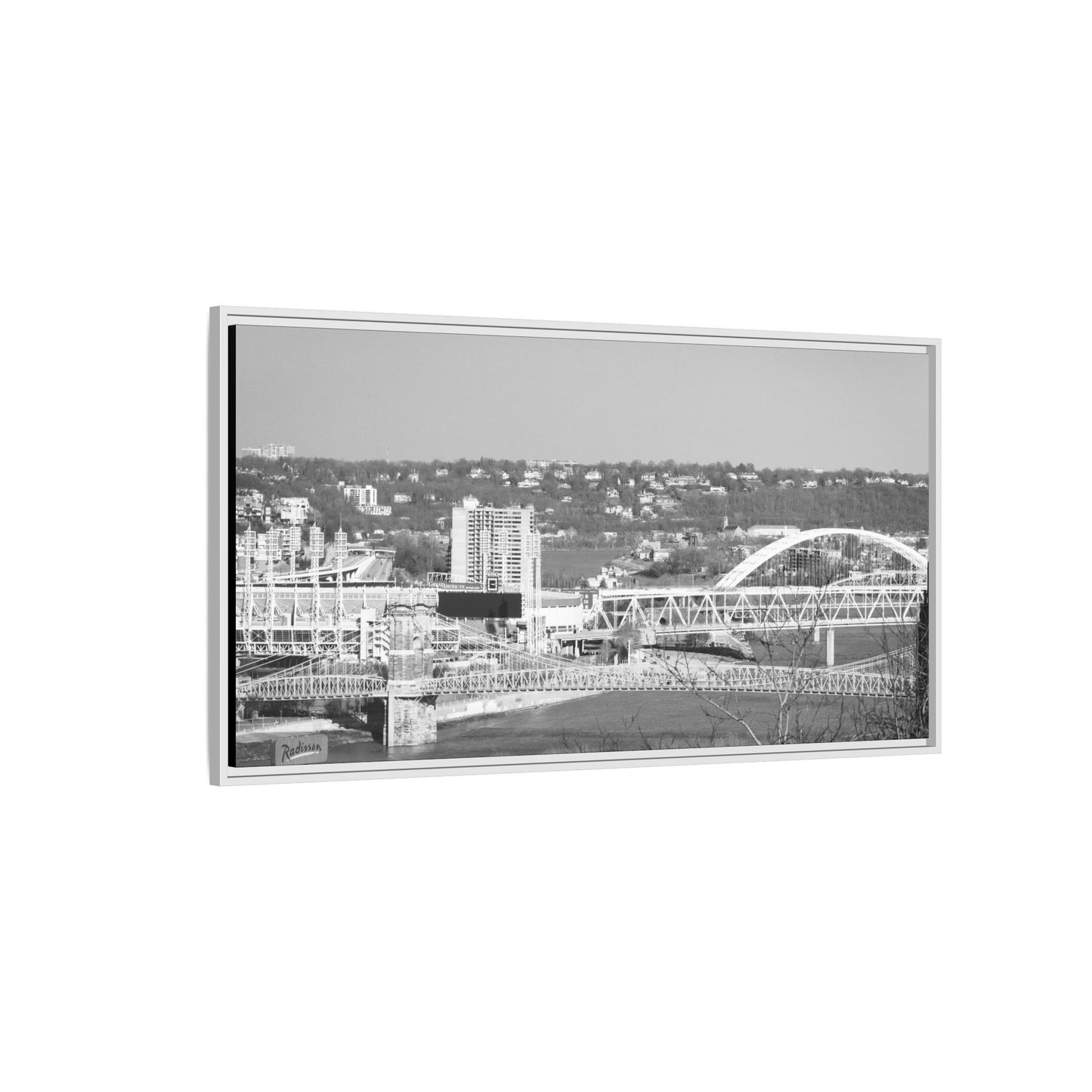 Bridges of the Natti— Black & White Cityscape Wall Art