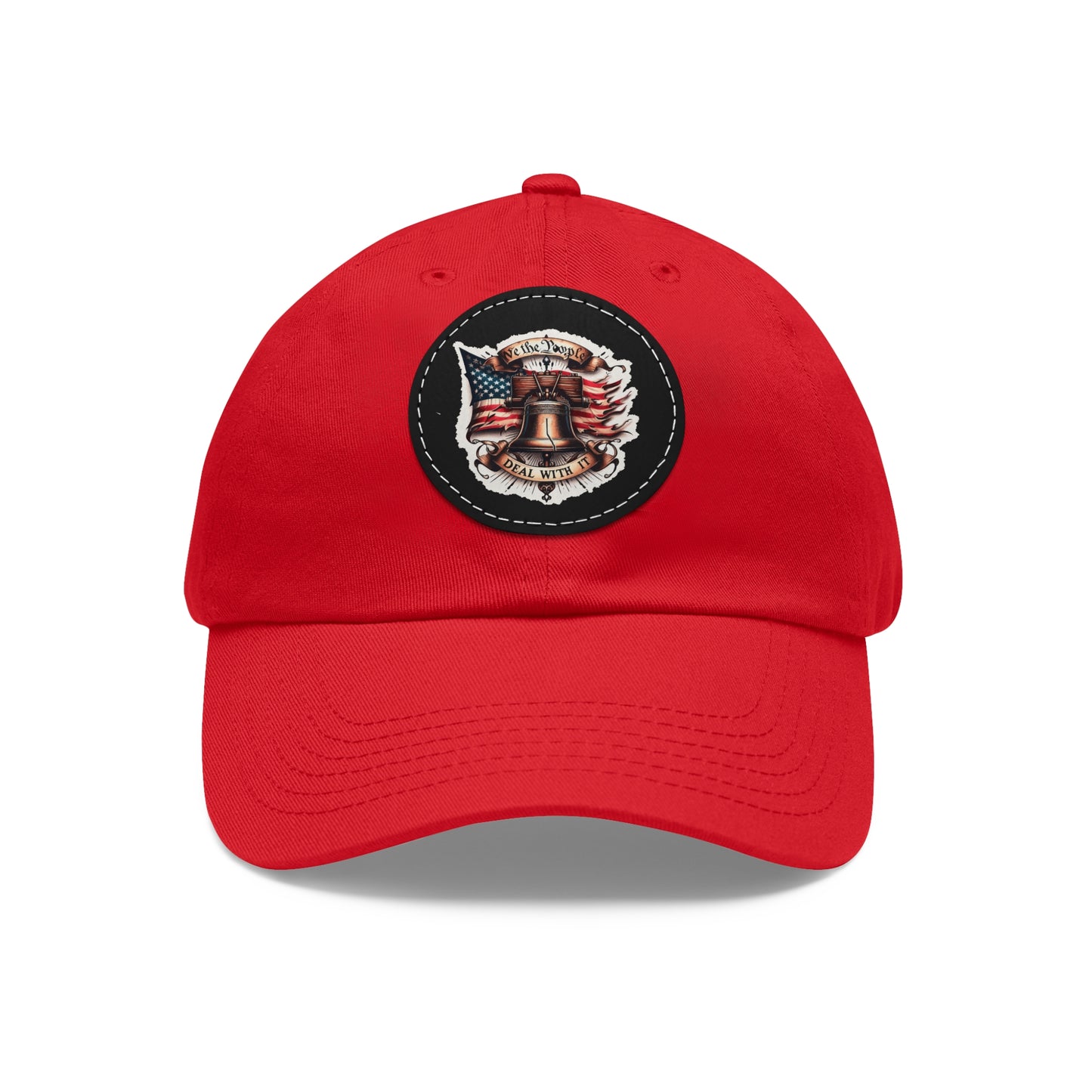 We The People Deal With It Hat with Leather Patch (Round)