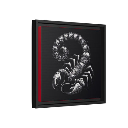 Scorpion Art Canvas Print | Multi-Color Framed Wall Decor
