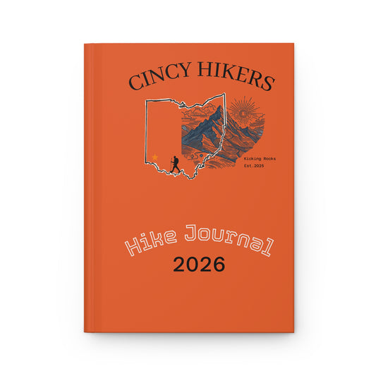 Cincy Hikers 2026 Hike Journal — Hardcover Hiking Notebook