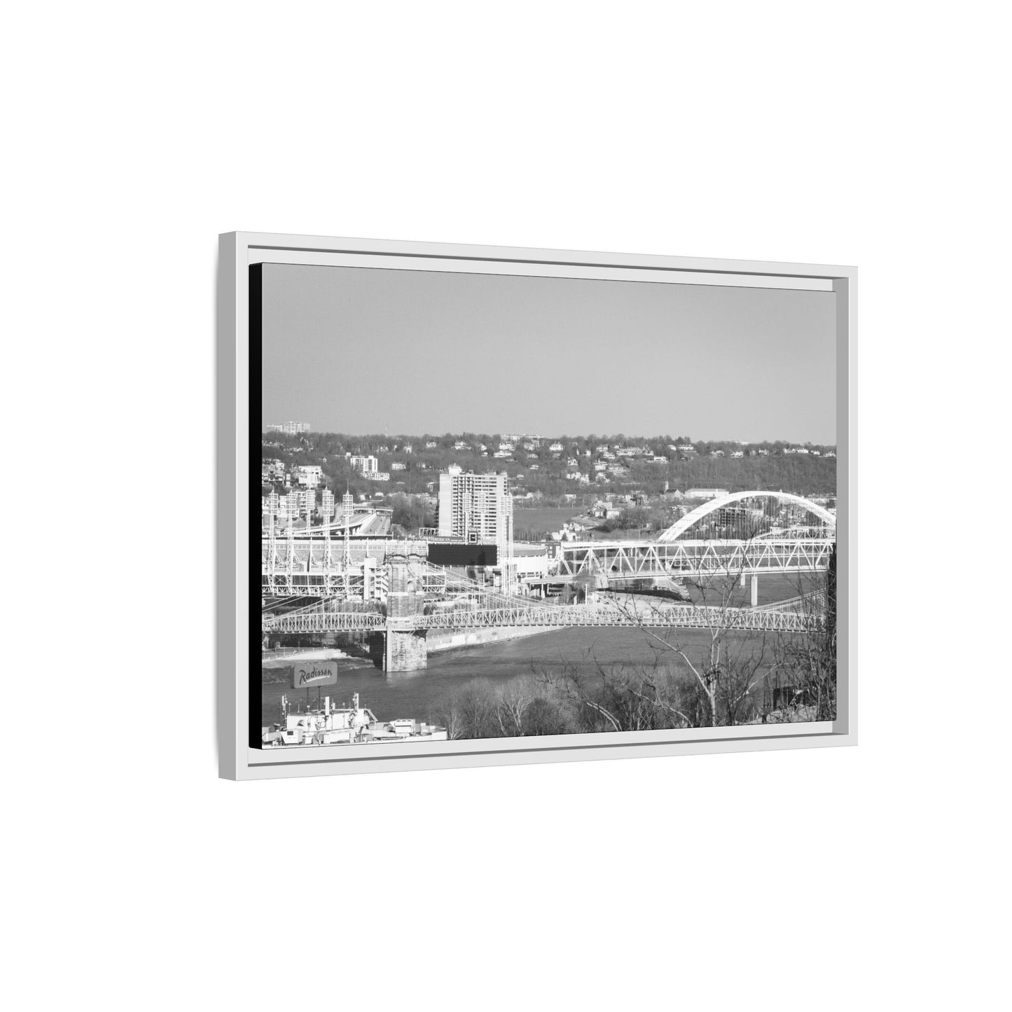 Bridges of the Natti— Black & White Cityscape Wall Art