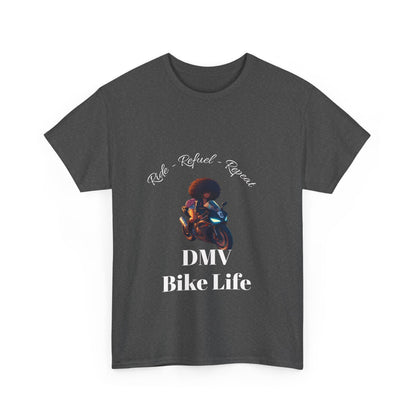 DMV Bike Life Graphic Tee, Unisex Cotton T-Shirt, Motorcycle Enthusiast Gift, Casual Ride Apparel, Biker Community Shirt