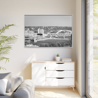 Bridges of the Natti— Black & White Cityscape Wall Art