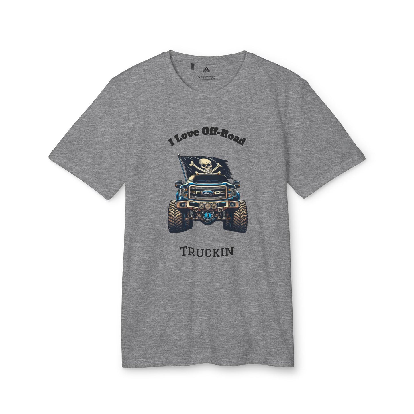 Off-Road Truckin Unisex Sport T-Shirt - Black Jeep Squadron Design