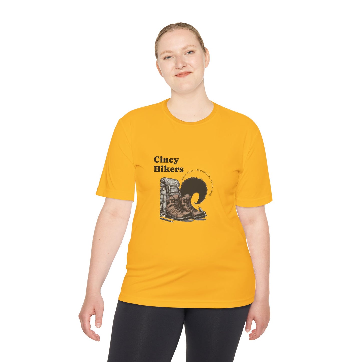 Cincy Hikers Moisture Wicking Lady Tee | Perfect for Outdoor Adventures, Hiking Gear, Gift for Hikers, Athletic Top, Casual Wear