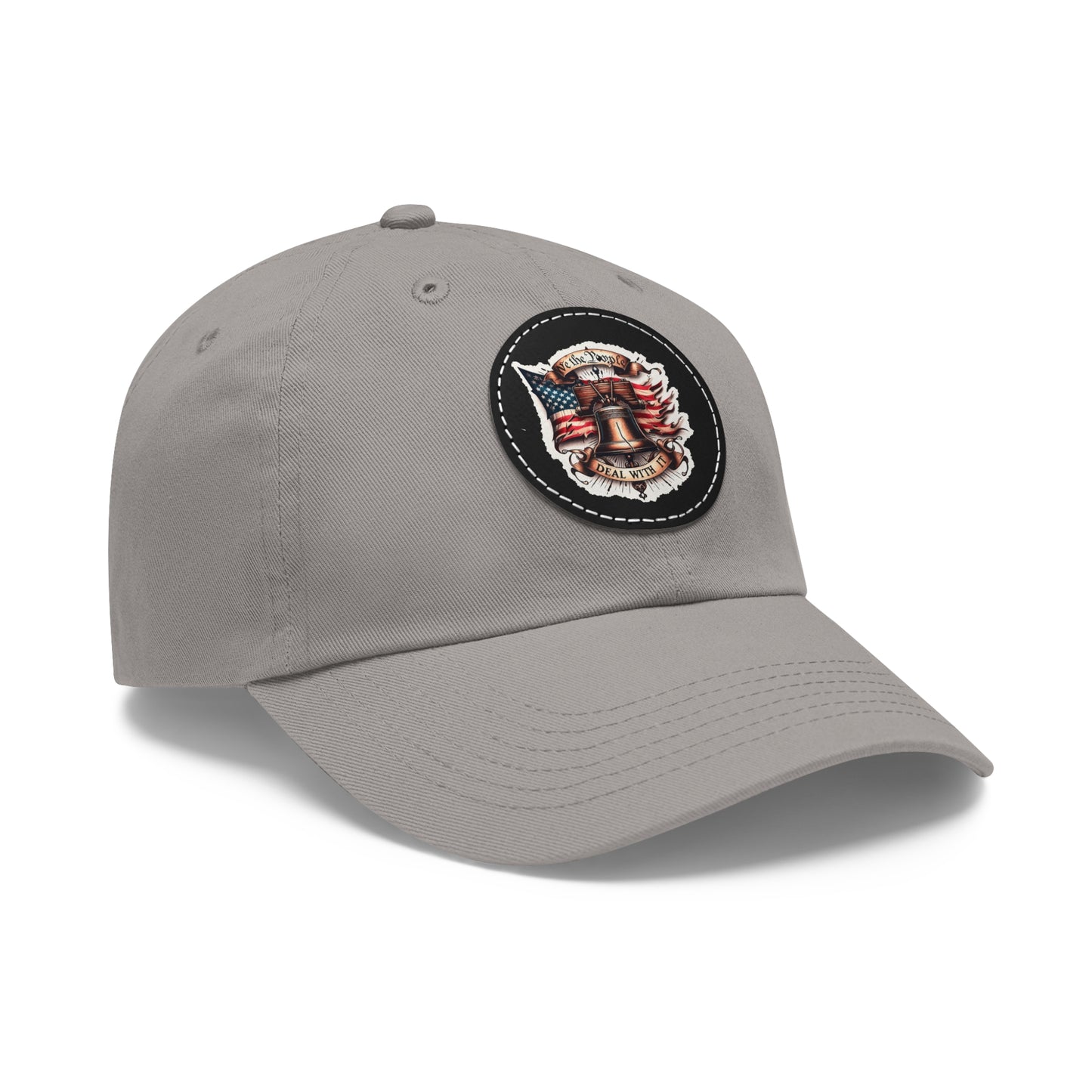 We The People Deal With It Hat with Leather Patch (Round)