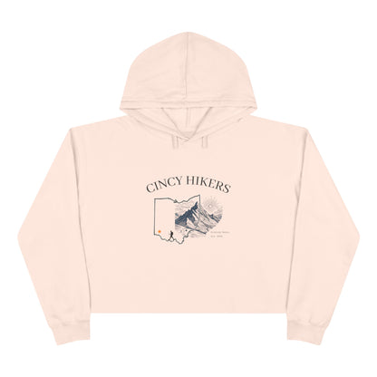 Cincy Hikers Cropped Hoodie — Women’s Casual Hiking Pullover