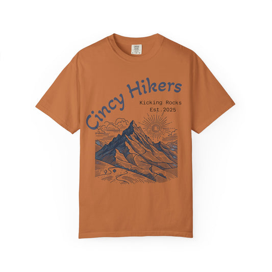 Copy of Cinci Hikers T-Shirt - Kicking Rocks Est. 2025 | Unisex Garment-Dyed Tee for Outdoor Enthusiasts