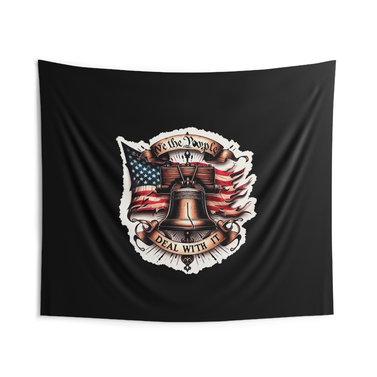 We The People - Deal With It Indoor Wall Tapestries