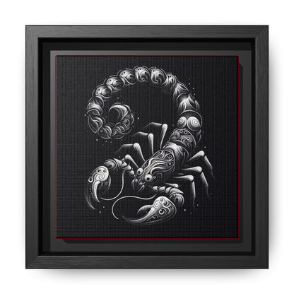 Scorpion Art Canvas Print | Multi-Color Framed Wall Decor