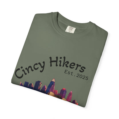 Cincy Hikers T-Shirt - Kicking Rocks Est. 2025 | Unisex Garment-Dyed Tee for Outdoor Enthusiasts