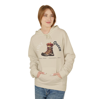 Queen Inspiration Fleece Hoodie, Cozy Unisex Sweatshirt for Empowerment, Mother’s Day Gift, Birthday Gift, Casual Wear