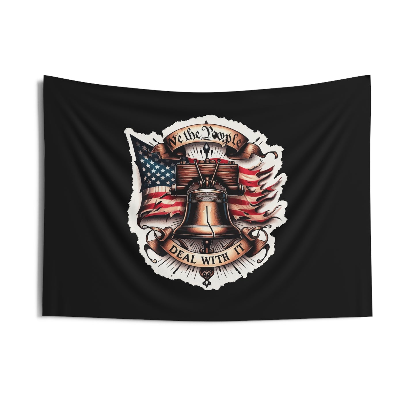 We The People - Deal With It Indoor Wall Tapestries