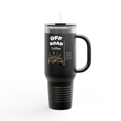 Off Road Insulated Travel Mug - 40oz Mug for Adventure Lovers, Road Trip Coffee Cup, Outdoor Camping Drinkware, Perfect Gift for Him