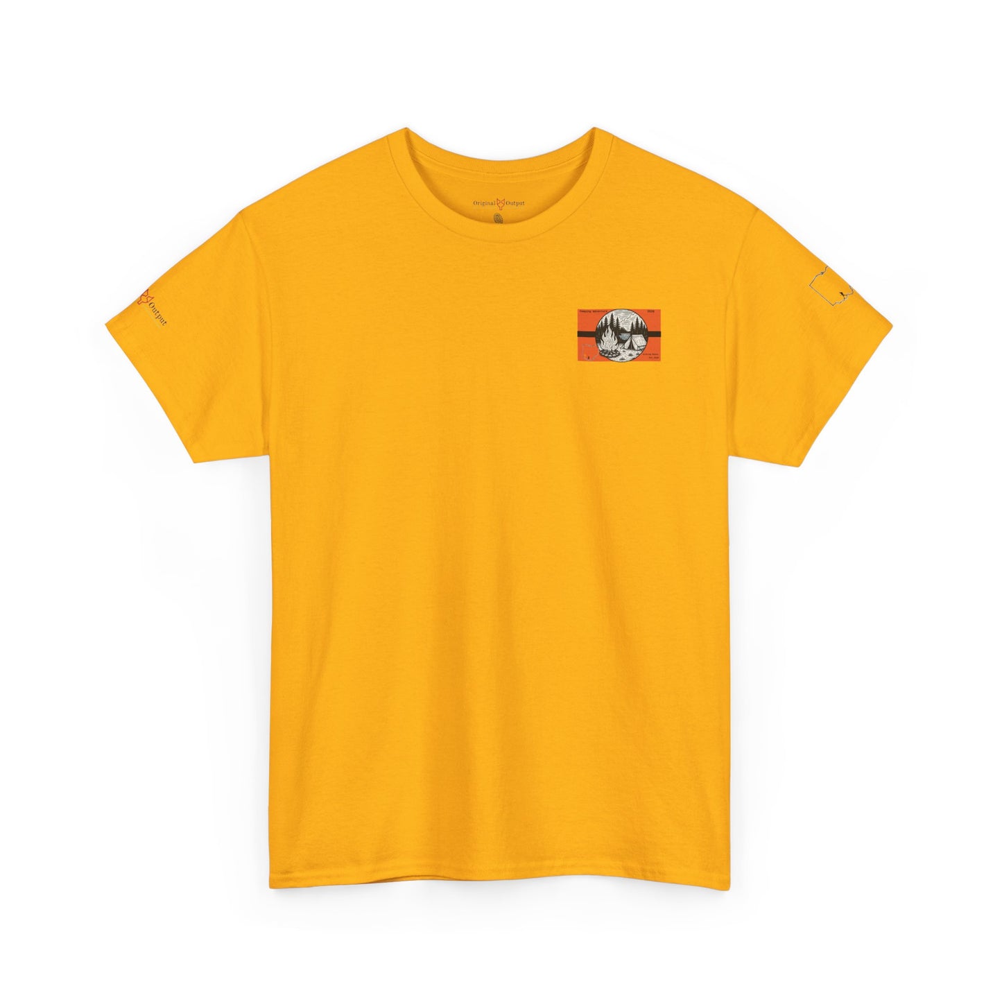 S'more Memories Camping T-Shirt – Retro Campfire Tent Graphic Tee
