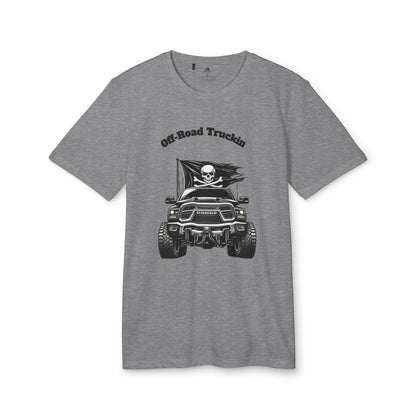 Off-Road Truckin Unisex Sport T-Shirt - Black Jeep Squadron Design