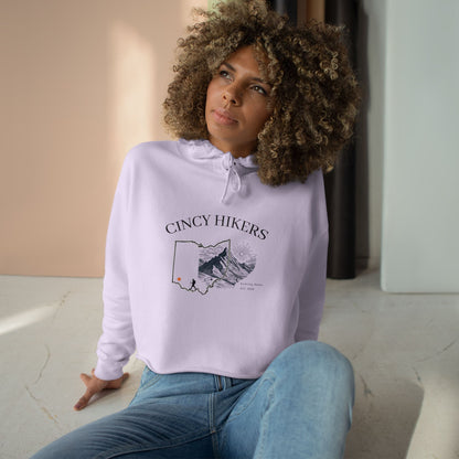 Cincy Hikers Cropped Hoodie — Women’s Casual Hiking Pullover