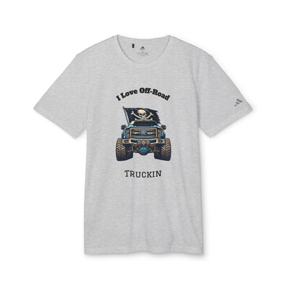 Off-Road Truckin Unisex Sport T-Shirt - Black Jeep Squadron Design