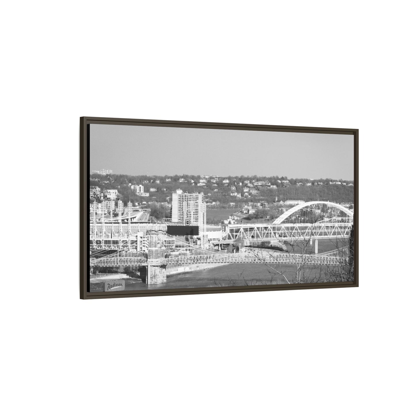 Bridges of the Natti— Black & White Cityscape Wall Art