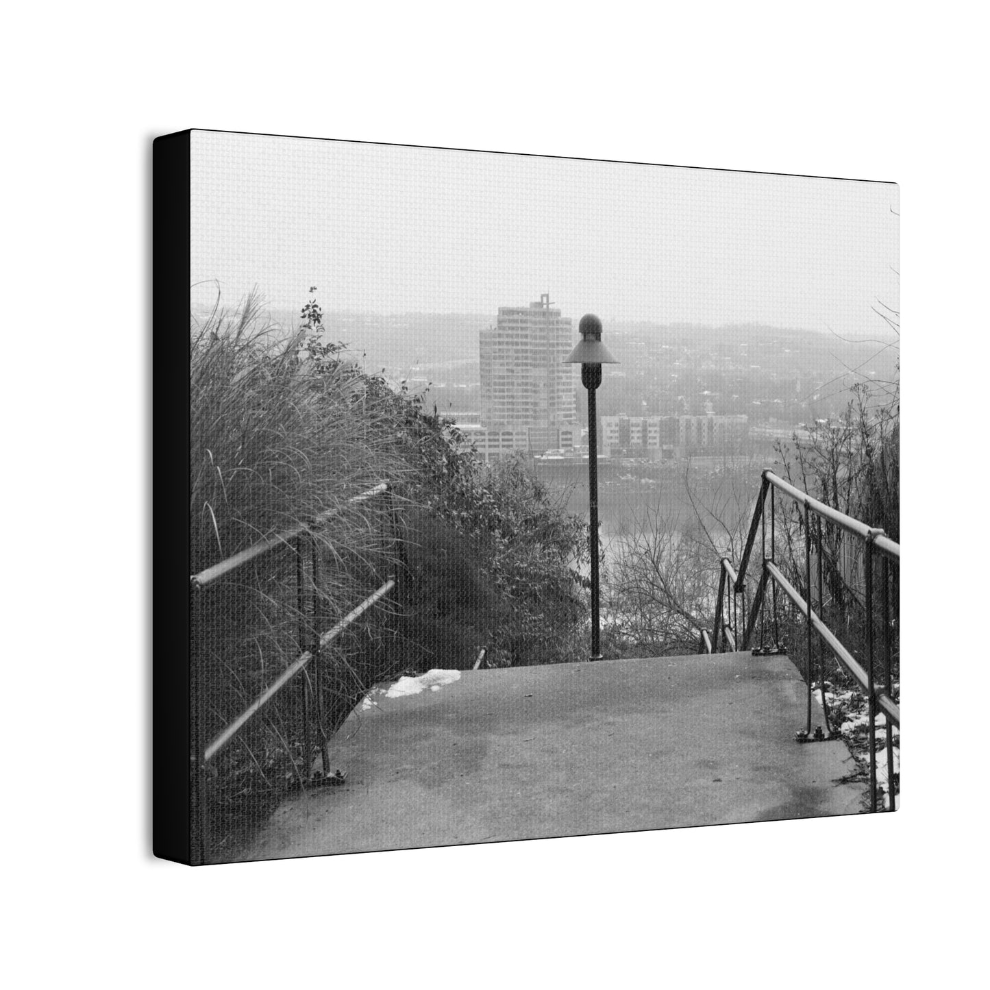 Cincinnati Winter Canvas Print — "Cincinnati in the winter is beautiful"