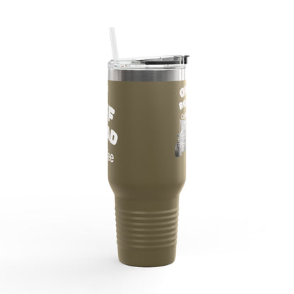 Truckin Off Road Insulated Travel Mug - 40oz Mug for Adventure Lovers, Road Trip Coffee Cup, Outdoor Camping Drinkware, Perfect Gift for Him
