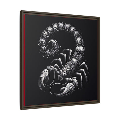 Scorpion Art Canvas Print | Multi-Color Framed Wall Decor
