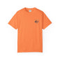 Camp Laugh Repeat T-Shirt — Camping Graphic Tee with Pocket Mountain Design