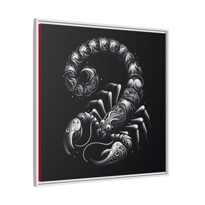 Scorpion Art Canvas Print | Multi-Color Framed Wall Decor