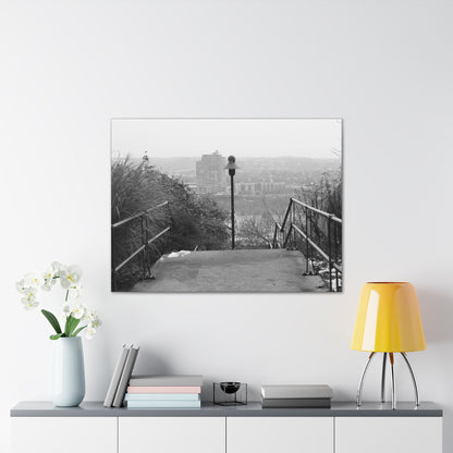 Cincinnati Winter Canvas Print — "Cincinnati in the winter is beautiful"