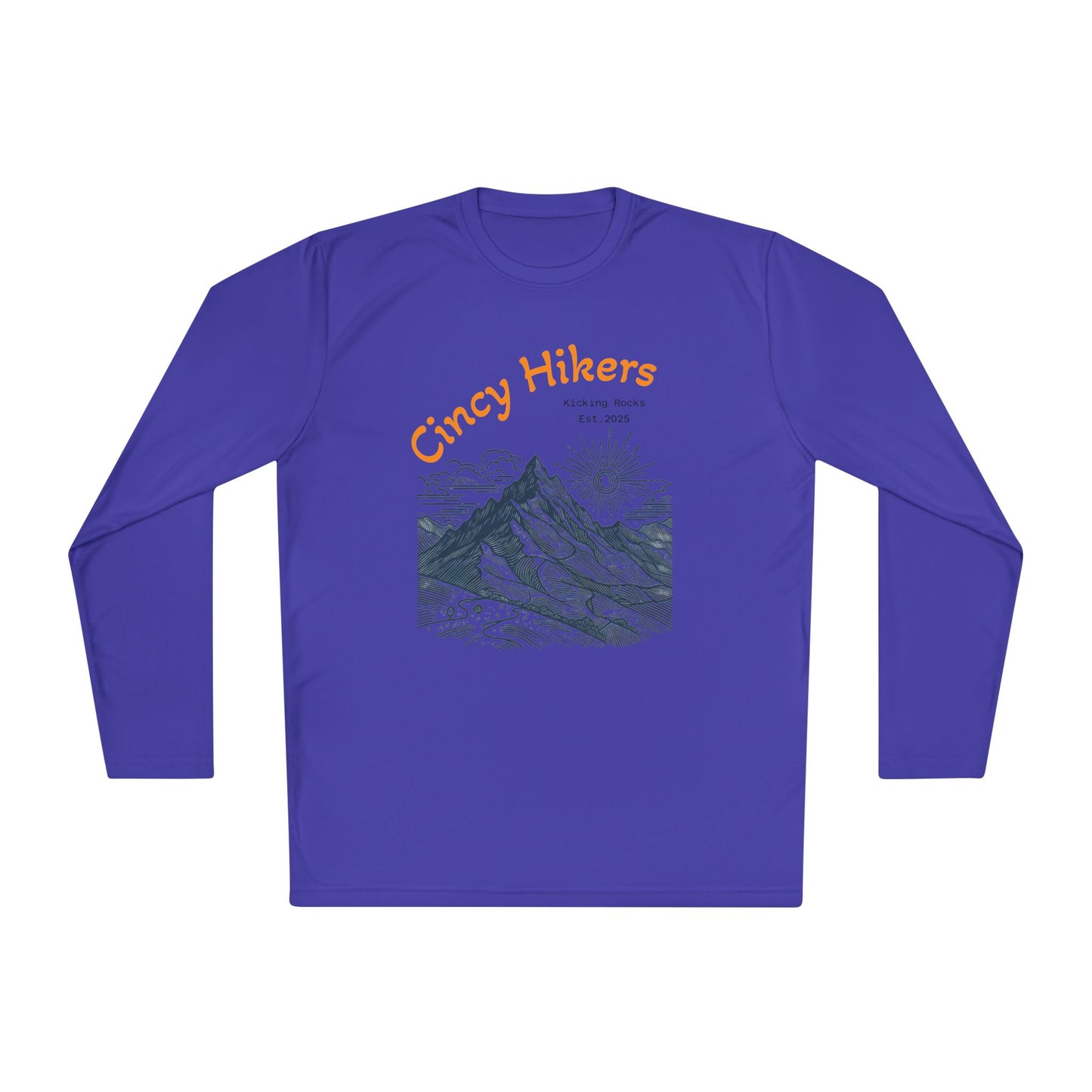 Cincy Hikers Unisex Lightweight Long Sleeve Tee | Perfect for Hiking, Outdoor Adventures, Camping, Gifts for Nature Lovers, Travel Wear