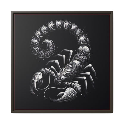 Scorpion Art Canvas Print | Multi-Color Framed Wall Decor