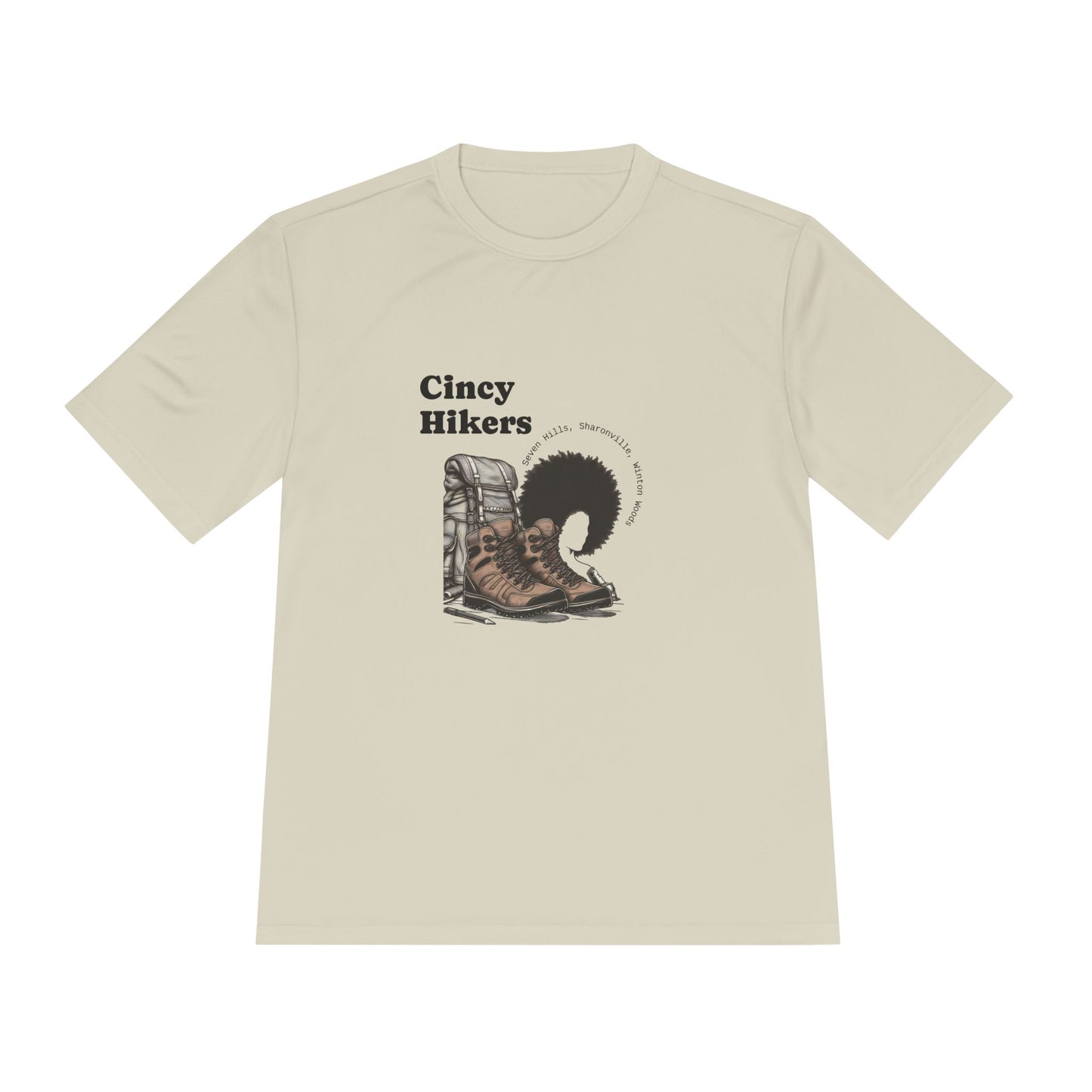 Cincy Hikers Moisture Wicking Lady Tee | Perfect for Outdoor Adventures, Hiking Gear, Gift for Hikers, Athletic Top, Casual Wear
