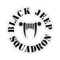 Black Jeep Squadron Kiss-Cut Stickers