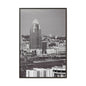 Framed Matte Canvas Cityscape Print — Cincinnati Wall Art