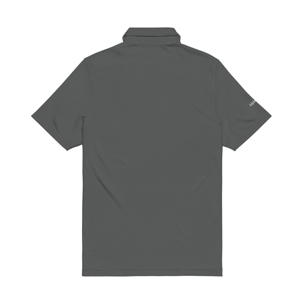 Embroidered Nautical Compass Polo — Men's Performance Golf Shirt