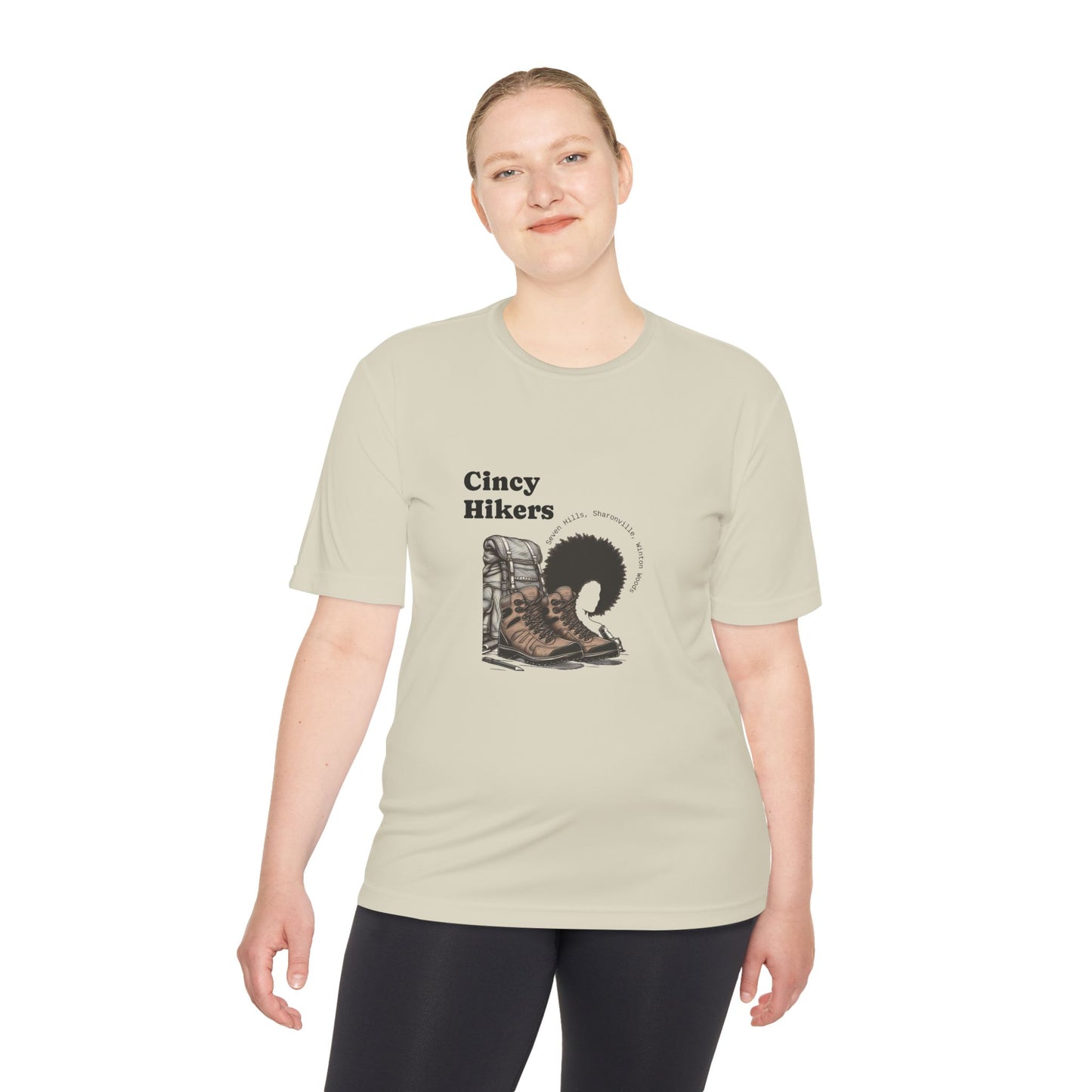 Cincy Hikers Moisture Wicking Lady Tee | Perfect for Outdoor Adventures, Hiking Gear, Gift for Hikers, Athletic Top, Casual Wear